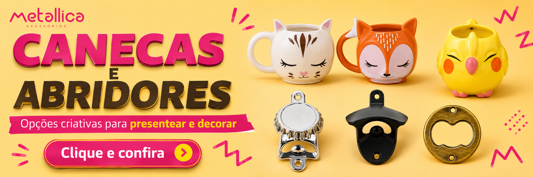 CANECA E ABRIDOR